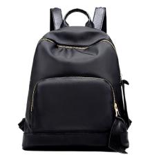 Baru Wanita Nylon Tas Nylon Backpack (Hitam)-Intl