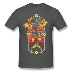 Terbaru Pemakaian Sehari-hari Epic Super Metroid Pria T Kaus Rock Printer Tee untuk Katun Alami Funky Metroid Arang-Internasional