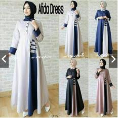 NF - GAMIS SYARI AFIDA DRESS - BAJU MURAH - GAUN DRESS - GAMIS SYARI - MURAH WANITA - BAJU GROSIR