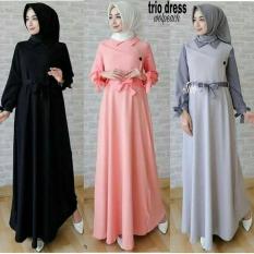 NF - GAMIS SYARI TRIO - MURAH WANITA - GAMIS BALOTELLI - TANAH ABANG -