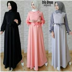 NF - GAMIS SYARI TRIO - MURAH WANITA - GAMIS BALOTELLI - TANAH ABANG - BAJU GROSIR - BAJU CEWEK