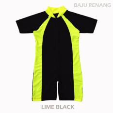 Nice Baby Baju Renang Anak TK Lime Black Uk XL