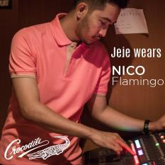 NICO Flamingo - Baju Pria Crocodile Men Polo Shirt - Bahan Katun 100% Cotton - KHUSUS PENJUALAN ONLINE