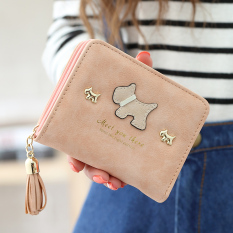 NICOLE BONNIE Dompet Wanita Lucu Modern Versi Korea (Cahaya merah muda)