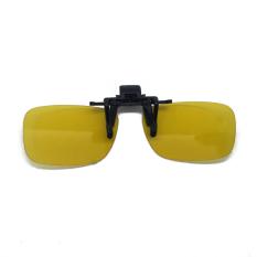 Night View Clip Ons - Kacamata Jepit Anti Silau - As Seen On TV - Lensa Kuning