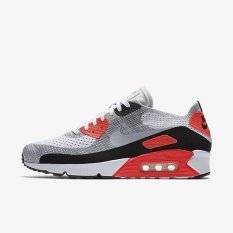 NIKE MEN AIR MAX 90 ULTRA 2.0 FLYKNIT SEPATU WOLF GREY 875943-100 US7-11 03
