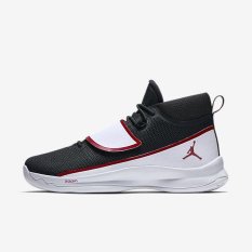 NIKE PRIA JORDAN SUPER. TERBANG 5 PO X BOLA BASKET SEPATU HITAM 914478-001 US7-11 04