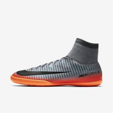 NIKE Pria MERCURIALX Vctry VI CR7 DF IC Sepatu Sepak Bola Keren Abu-abu 903611-001 US7-11 04'-Intl