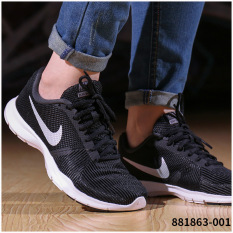 Nike Musim Gugur Hitam Dan Putih Sepatu Sneakers Sepatu Wanita (Dingin abu-abu/hitam/silver hitam/putih)