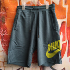 Nike Celana Pendek Kasual Laki-laki Celana Selutut Rajutan Cepat Kering