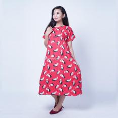 Ning Ayu Baju Hamil Daster Modis Payung Batik Cap Pinguin - DS 432 / Baju Hamil dan Menyusui/ Baju Ibu Menyusui / Baju Ibu Menyusui Lengan Panjang / Baju Gamis Ibu Menyusui / Baju Daster Ibu Menyusui / Baju Wanita Menyusui