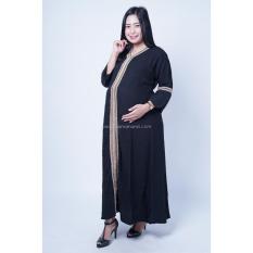 Ning Ayu Baju Hamil Gamis Long Arabian Syari - GMS 248 Hitam / Baju Hamil Muslim / Baju hamil Kerja / Baju Hamil dan Menyusui / Baju Hamil Lucu / Baju Hamil Panjang / Baju Hamil Modern / Baju Hamil Wanita / Baju Hamil Kerja Muslim