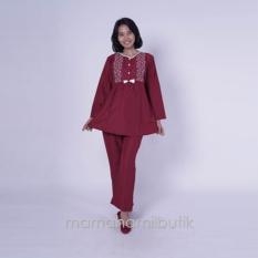 Ning Ayu Baju Hamil Setelan Hamil PP Pita Bordir Raisha - STJ 72