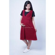 Ning Ayu Dress Hamil Overal Hamil Menyusui Modis Keren Best Seller - DRO 744 / Baju Hamil Seksi / Baju Hamil Gamis / Baju Menyusui Modis / Baju menyusui Murah / Baju Menyusui Terbaru / Baju Menyusui Keren / Baju Menyusui Modis