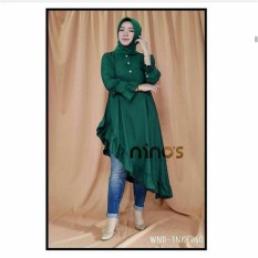 Baju wanita/Blouse/Kemeja Wanita/Jumpsuit/Playsuit Wanita/T-Shirt/Wanita/Dress Wanita/Baju Muslim/Jumpsuit/Sweater & Cardigan Wanita Baju Tidur & Santai Wanita Tunik Wanita Jaket Denim Wanita BAJU WANITA NINOS BLOUSE GREEN