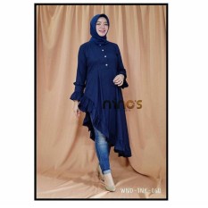 Baju wanita/Blouse/Kemeja Wanita/Jumpsuit/Playsuit Wanita/T-Shirt/Wanita/Dress Wanita/Baju Muslim/Jumpsuit/Sweater & Cardigan Wanita Baju Tidur & Santai Wanita Tunik Wanita Jaket Denim Wanita NINOS BLOUSE NAVY