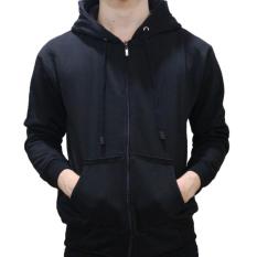 NJ - Jaket Fashion – Hoodie Zipper – Unisex – Hitam