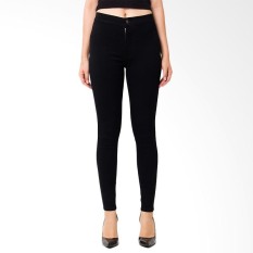 NJ Nuriel Jeans Celana Jeans wanita Terbaru Good Quality High Waist skinny Hitam