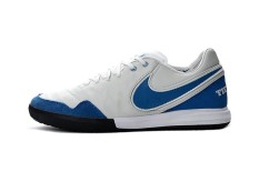 Non-Slip Official Sport Training Fashion TiempoX Proximo IC Sneakers Low Top 2017 Newest Soccer Shoe Men's Football Shoe(White) - intl