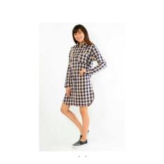 Nosh Women's Plaid Long Tunik Laila