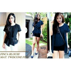 novi.olshop atasan wanita blouse finca ikat / Baju Wanita / Blouse Korea / Atasan Wanita / Baju Formal / Kemeja Wanita / Kemeja Formal / Atasan Muslim / Kemeja Cewek Tunik / Blouse Sabrina
