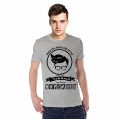 NSClothing Kaos 3D Semua Pria Diciptakan Setara Tapi Yang terbaik lahir di bulan November Dark Abu Misty