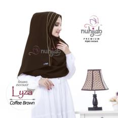 NUHIJAB - SHAWL INSTAN LYZA - COFFEE BROWN