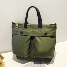 Nuofei Kain Oxford Tahan Air Salju Baru Tas Besar Tas Wanita (Tentara Warna Terompet)