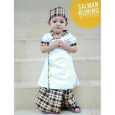 Nuranitex Baju Koko Celana Sarung Salman Anak - Kuning