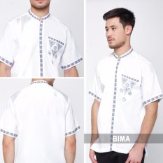 Nuranitex Baju Koko Elegan Embroidery - Putih