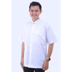 Nuranitex Baju Koko Elegan TWL08 - Putih Polos