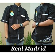 Nuranitex Baju Koko Real Madrid Bordir Elegan - Hitam