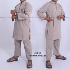 Nuranitex Gamis Stelan Muslim ikhwan Elegan - ACL03