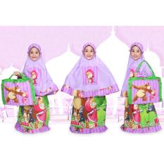 Nuranitex Mukena Anak Lucu Elegan 02 - Ungu