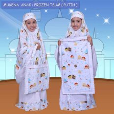 Nuranitex Mukena Anak Lucu Frozen Tsum - Putih