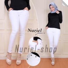 Nuriel Jeans – Celana Jeans Wanita – Premium Quality – Skinny Putih