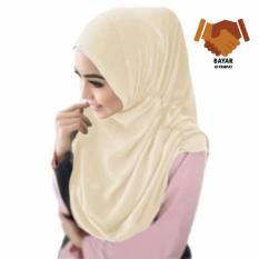 Nurjanah Hijab Jilbab Instan Instant - Cream