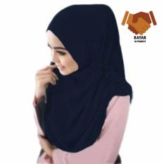 Nurjanah Hijab Jilbab Instan Instant - Navy Blue