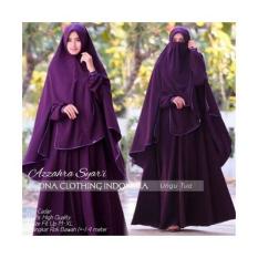 NurulCollection-Baju Gamis Syari Cadar murah/gamis cadar terbaru/Gamis syari cadar polos/Gamis syari cadar busui/gamis set cadar /gamis Cadar Azzahra