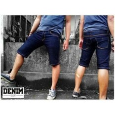 Celana Pendek Pria Denim Street Celana Pendek Cargo Restleting Kuat Murah Jahitan Rapi