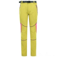 Ocean Fashion Indonesia Ngumpul Di Sini Cepat Pengeringan Celana Mountaineering Large Ukuran Luar Ruangan Motion Stretch Celana Ultrathin Celana (Kuning)