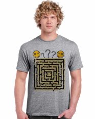Oceanseven Fun Puzzle Tees 03 - Abu-abu
