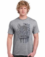 Oceanseven Fun Puzzle Tees 15 - Abu-abu