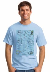 Oceanseven Fun Puzzle Tees 17 - Biru