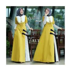 OEM Baju Original Aulia Dress Balotely Gamis Panjang Wanita Muslim Pakaian Cewek Gaun Muslimah Hijab Casual Simple