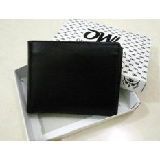 Ofi Wallet Leather Dompet Kulit Pria Polos - Hitam