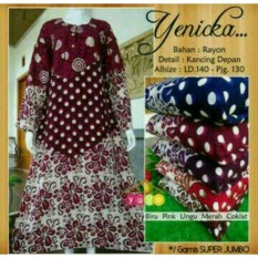 Ohinstore/ Daster Jumbo Baju Tidur Dewasa Gamis Longdress Batik Daster Wanita/Daster Jumbo/Daster
