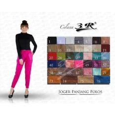 Ohinstore/ Jogger Pants 3R- Celana Joger Panjang Wanita Bahan Katun- Big Hamil Ok Celana