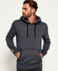 Okechuku Sweater Topi polos basic Pria Hoddie baby terry (DarkGrey)