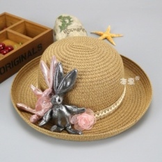 Bayi Berumur Anak-anak Topi Musim Sun Hat Wanita Banyuwangi Capprincess Hat Sun Hat BOYS dan Girls Straw Hats (usia Mypapers + Cocok Semua Ukuran + Kopi) -Intl